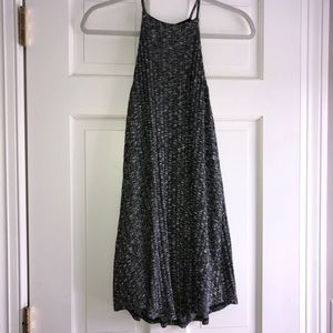 LUSH Gray sweater material dress